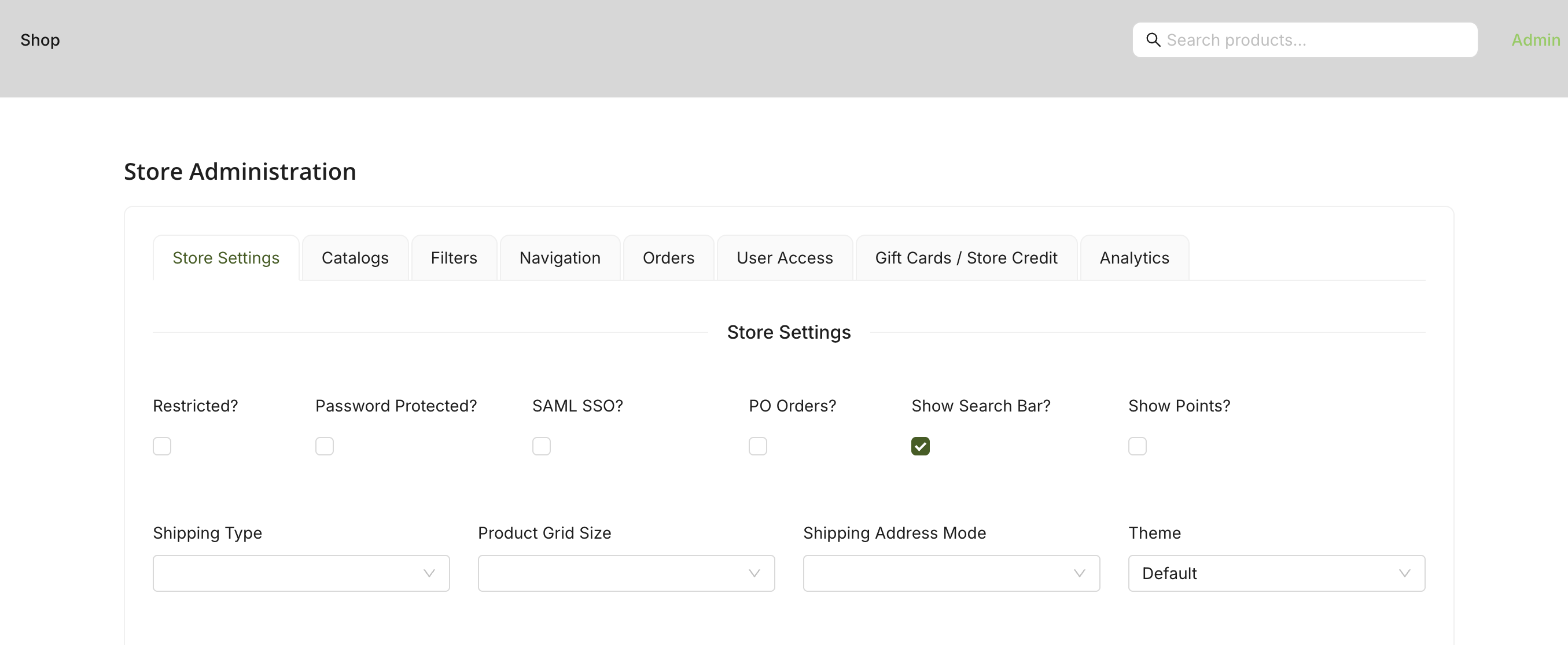 Store Management Dashboard